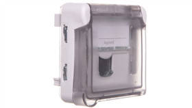 Plexo Gniazdo Białe 1Xrj45 Kat.5E Utp 069556