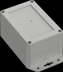 6U07120806517 Industrial housing, 120 x 80 x 60.2mm, IP65, light gray