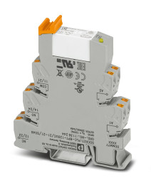 Moduł przekaźnika 110V dc Phoenix Contact DPDT 7mA Szyna DIN