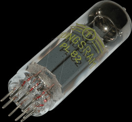 PL82 Electron tube, power tube, Noval, 9-pin, 300 mA
