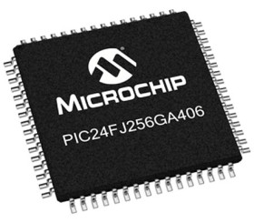 Mikrokontroler Microchip PIC24FJ TQFP 64-pinowy Montaż powierzchniowy PIC 256 kB 16bit CAN: 32MHz RAM:16 kB Ethernet: