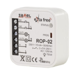 ROP-02 Radiowy odbiornik dopuszkowy 2-kanał. ZAMEL