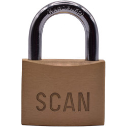 Scan BC0450 Brass Padlock 50mm
