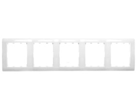 SISTENA LIFE Ramka pięciokrotna pionowa arctic 771009