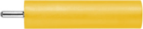 4 mm socket, pin connection, CAT II, yellow, LB 4-1.5 S NI / 20 / GE