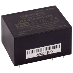 Vigortronix VTX-214-010-324 10W Ultra Compact AC-DC Converter 90-305V - 24V