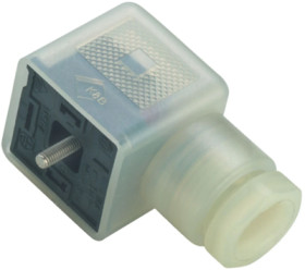 Valve connector, DIN shape A, 2 pole + PE, 110 V, 0.34-1.5 mm², 43 1714 133 03