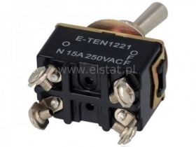 Przeł. hebel. KN3C-201 stab 15A 250V ( 0-1) ON-OFF