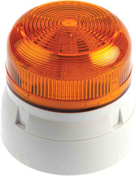 Sygnalizator 12 V DC, 24 V DC Pomarańczowy Montaż na podstawie Ksenon