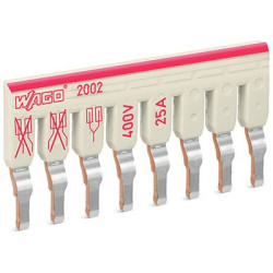 Mikroprzełącznik Staggered Jumper WAGO Blok zacisków na szynie DIN 25A Wciskane