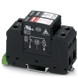 Zabezpieczenie przeciwprzepięciowe Jednofazowy-fazowy, 40kA, = 1.5kV, montaż Szyna DIN VALVETRYA, Phoenix Contact VAL-MS