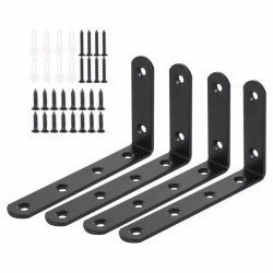 Wspornik meblowy do półki 4szt 90st kątownik uchwyt metalowy komplet