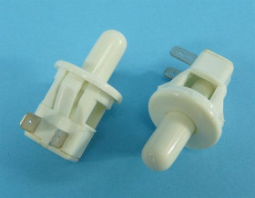 PBS-19CW 5A/250V PRZYCISK ROZWIERNY BIAŁ