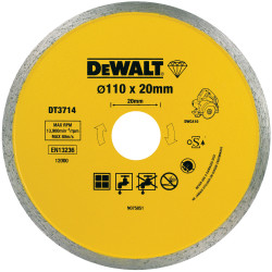 DEWALT DT3714-QZ Diamond Tile Blade 110mm x 20mm