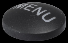 1ZCS09120 1ZCS cap for Multimec 5 - Ø 14.3 mm, black, MENU icon