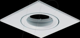 4122 Recessed ceiling ring, square, swivelling, white