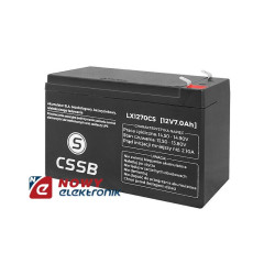 Akumulator 12V-7Ah LX żelowy PS