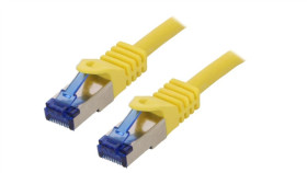 C6a067s Patch Cord S/Ftp 6A Linka Cu Lszh Żółty 3M 26Awg -20...75C
