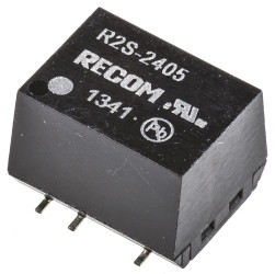 Przetwornica DC-DC, 2W, Uwe 21,6 → 26,4 V DC, Uwy 5V dc, Iwy 400mA, Recom