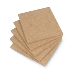 Płyta HDF surowa - 6mm - 110x120mm - 5szt.