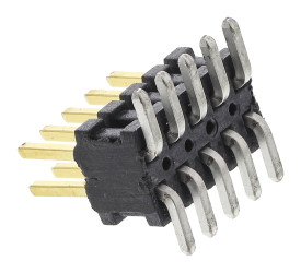 Złącze szpilkowe 10-pinowe raster: 1.27mm 2-rzędowe Samtec Montaż powierzchniowy 1.75A