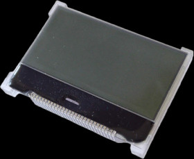 Graphic display, 128 x 64 character, FSTN, viewing area: 50 x 25 mm, DEM 128064O1 FGH-PW