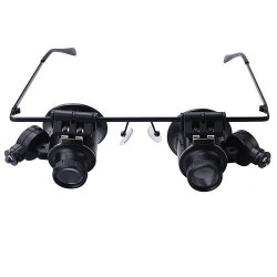 Watchmaker Magnifying Glasses 20x15mm - with LED Lighting