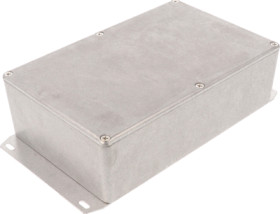 Aluminum die cast enclosure, (L x W x H) 188 x 119 x 56 mm, natural, IP54, 1590DF