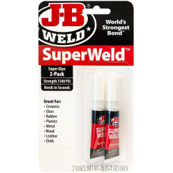 J-B Weld 33102UK SuperWeld&#x2122; 2g Twin Pack