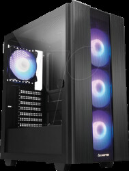 GS-02B-OP CHIEFTEC Hunter 2 ATX enclosure, tempered glass, RGB, black
