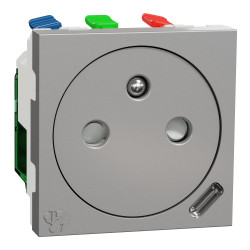 Nakładka, kolor Aluminium, Schneider Electric, Unica