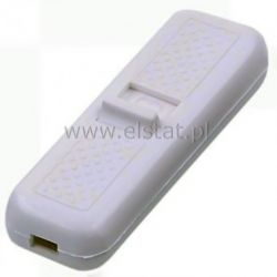Przełącznik biały przelotowy 2A 250V