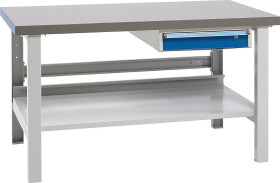 Stół warsztatowy szer. 1500mm Nie maks. obciążenie: 750kg Stół warsztatowy dł. 750mm wys. 850mm