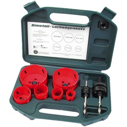Br&#xFC;der Mannesmann M44100 Hole Saw Set BI-Metal 8-Piece 35mm Depth