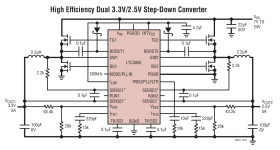 Dual, 2-Phase Synchronous Step-Down Switching Controller