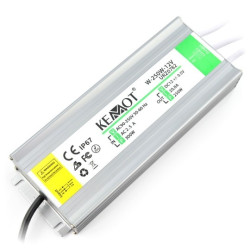 Zasilacz W-250W-12V do taśm i pasków LED wodoodporny IP67 - 12V/20,8A/250W
