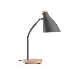 Lampa Biurkowa TRACER Scandi Grey, szara, E27 Max 40W
