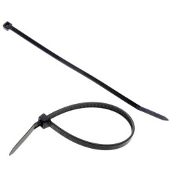 Opaski zaciskowe 450x7.6mm, 100szt, czarne