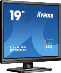 Iiyama ProLite E1980S-B1 Monitor EEK D (A - G) 48.3 cm (19 cal) 1280 x 1024 px 5:4 3 ms HDMI, DisplayPort LCD (TN)