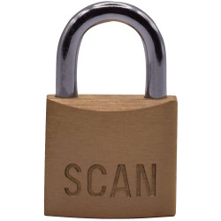 Scan BC0430 Brass Padlock 30mm