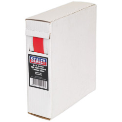 Sealey HST9508R Heat Shrink Tubing Red &#xD8;9.5-4.8mm 8m