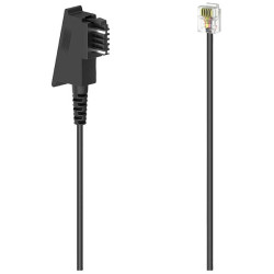 Hama 201154 Phone Cable TST to RJ12 Black 3m