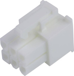 Molex 39012065 Obudowa złącza pin żeńskiego na kabel Molex MOL Power & Signal Sol., piny: 6, 13 A, 1 szt.