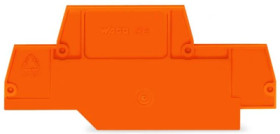 End/Intermediate plate for terminal block, 279-518