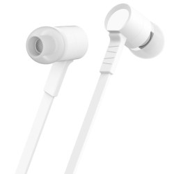 Słuchawki wtyk jack 3.5mm stereo douszne AIRBASS białe