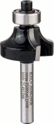 Frez zaokrąglający 6 mm, R1 6,3 mm, D 25,4, L 13,1 mm, G 54 mm Bosch Accessories 2608628456