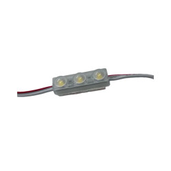 Moduł LED 29x8,5x8,5 12V 0,6W 50mA 60lm biały zimny 6500k 3xSMD2835 IP65 / LW-MINI3 / 6834