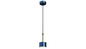 Lampa Wisząca Arena Blue/Gold 1Xgx53 Mlp7772 Milagro