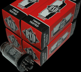 EL12 X4 Electron tube, power tube, Y8A, 8-pin, matched quartet