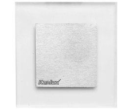 Oprawa przyschodowa LED kwadratowa APUS LED CW 0.8W 12 DC 15lm kl.III IP20 barwa zimna 6500K stal nierdzewna 23107